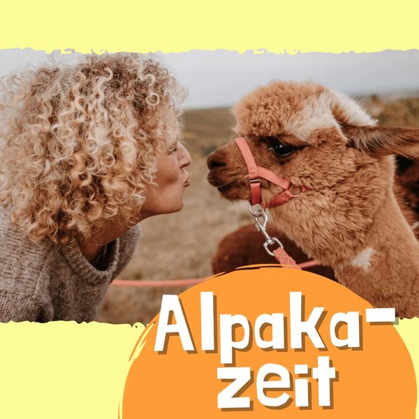 Kindgerechte Alpakazeit Plus|"Alpakazeit" plus Gipsalpakas gießen und bemalen | ca. 90 Min.